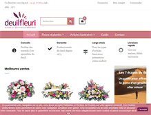 Tablet Screenshot of deuil-fleuri.fr